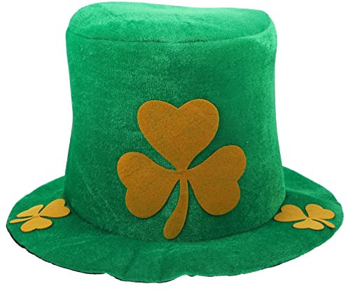 Amosfun St. Patricks Tag Hut Party Hut Irish Paddys Tag Phantasie Mütze Grün Hut St. Patricks Day Kostüm Requisiten