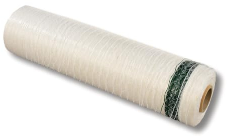 AGRIplus Wickelnetz für Mini-Rundballen | 1000 mm x 2000 m | UV-beständig und reißfest | Brennholznetz | Rundballennetz | Heunetz | Pressennetz