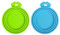 PetBonus Tierfutter-Dosendeckel Katzenfutter, Silikon Deckel für Hunde und Katzen Dosen, 3 in 1 Universal Dosendeckel für Katzenfutter Hundefutter, BPA-frei, spülmaschinenfest (Blau, Grün)