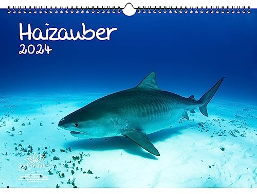 Haizauber DIN A3 Kalender für 2024 Hai - Seelenzauber