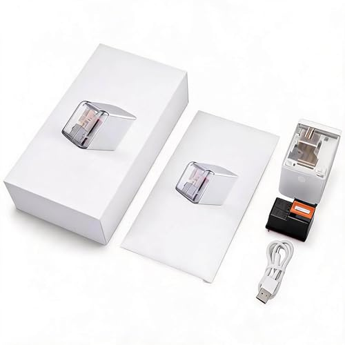 Bewinner Mini Imprimante à Jet d'encre Comestible – Imprimante Alimentaire Portable Couleur 1200 X 1200 Dpi, Pochoirs à café, Stylo d'impression d'art Latte dans du Pain, du Gâteau, du