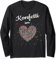 Konfetti im Herzen Fasching Karneval Konfetti Kostüm Outfit Langarmshirt