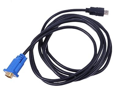 Homoyoyo Cable Vga Macho Conector a 15pines Adaptador Para Proyector Tv Dvd A/v