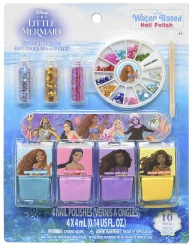 The Little Mermaid Nail Art Set on Card