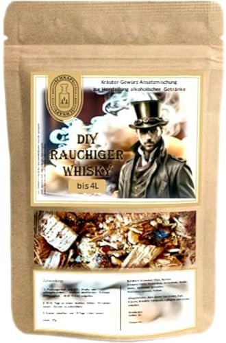 Likör Selber machen | Kräuterschnaps Selber machen | Ansatzmischung 22 Varianten für jeden Geschmac (DIY Rauchiger Whisky)