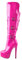 VERISSON Bottes à talons hauts pour femme - Bottes hautes - Bottes hautes - Bottes hautes - Bottes à talons aiguilles, Rose laqué, 41 EU