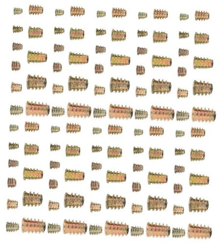 OUNONA Möbelbeschläge Befestigungsschrauben 460 Stück Steckmutter Einsätze Innengewinde Befestigungsmutter