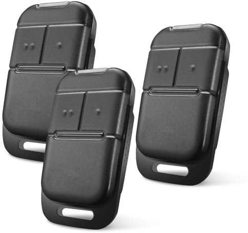 Lot de 3-2401539 Telecommande Portail, 433,42 MHz Telecommande Porte de Garage pour 2401539, 1841026,1841025, 2 Canaux RTS