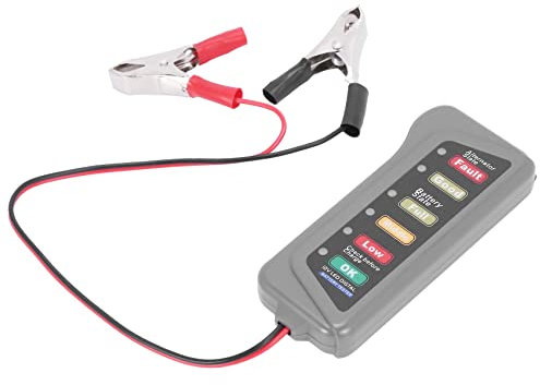 Cpolebev 12V Car Battery & Alternator Tester - Test Battery Condition & Alternator Charging (LED indication)