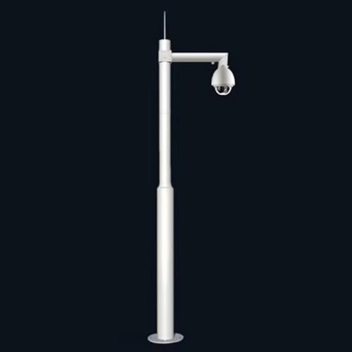 Universal Heavy-Duty Outdoor CCTV Security Camera Mount Bracket Extender Pole,Outdoor Monitor Security Surveillance Cameras Ground Mount Stand, Weatherproof Metal Surveillance Camera Rack Post