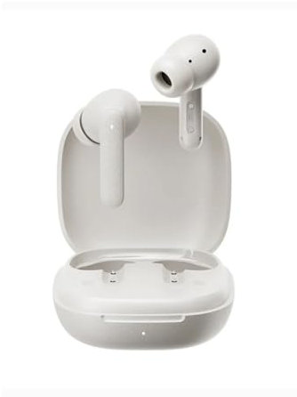 QCY Buds Bluetooth Kopfhörer - Elegantes Design - iPX4-35 Stunden Ultralange Akkulaufzeit - Niedrige Latenz 0,06s -AI