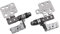 GMBYLBY 3.7x3.3cm Laptop LCD Screen Hinge Set Left + Right Hinges Replacement For E5570 Laptop Computer Hinges Left Right Hinge