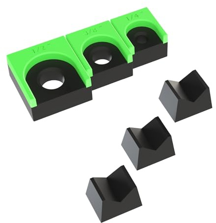LookFox Ratschen-Organizer-Set, 3er-Pack, mit starken Magneten, Ratschen-Organizer für Werkzeugkasten, Schublade, hält Werkzeuge organisiert, für Garage, Werkstatt (grün/schwarz)