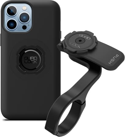 Quad Lock Out Front PRO Handlebar Bike Phone Mount (V2) with MAG Phone Case for iPhone 13 Pro Max