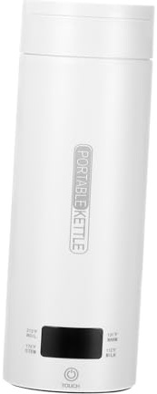 BIUDECO Hervidor Eléctrico Portátil con Pantalla LCD Control de Temperatura Múltiple Conservación Calor para Viaje y Camping Tetera Eléctrica Compacta y Café Voltaje
