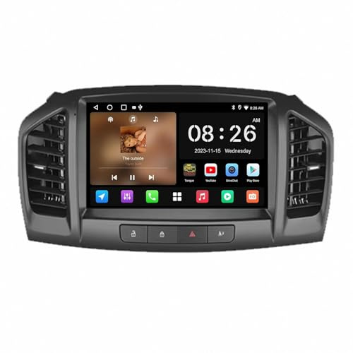 Touchscreen Navigation für Opel Insignia 2008-2012/Buick Regal 2009-2013 Android 15 9 Zoll Navigationsausrüstung mit Bluetooth GPS WiFi Fm UBS Für, 8 Core 8G+128G