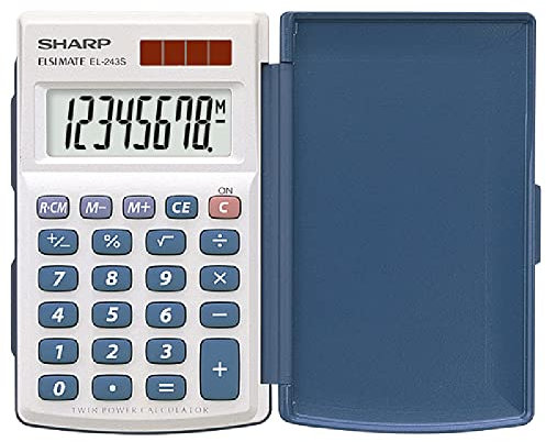 SHARP EL243SB Pocket Calculator