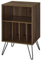 Ameriwood Concord Turntable Stand, Walnut Look