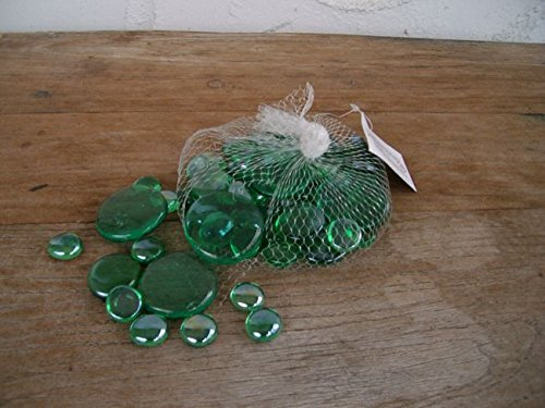 Deko-Impression Glasnuggets, Dekosteine, Zierkies, geschliffene Glassteine grün 500