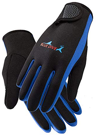 AmyGline 1.5mm Neoprenhandschuhe Tauchen Surfen Speerfischen Schnorcheln Warme Handschuhe Mode