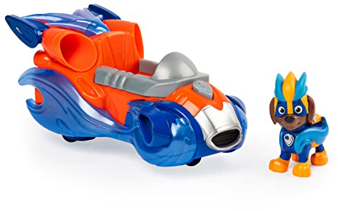 PAW PATROL Zumas Mighty Pups Charged Up Themed Basis Fahrzeug mit Figur, Bunt