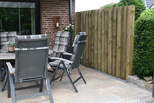 Gartenwelt Riegelsberger Palissade, diamètre 8 cm, longueur 190 cm, poteaux ronds, en bois de pin imprégné