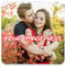 Personalised Big Fridge Magnet Photo 9 cm x 9 cm Creamy White Background