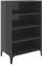 vidaXL Sideboard Bücherregal Standregal Beistellschrank Regal Bücherschrank Schrank Highboard Kommode Anrichte Hochglanz-Grau 57x35x90cm Holzwerkstoff