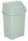 JMS we create smile 8L/25L/50L Litre Plastic Swing Lid Bin Waste Recycle Dustbins Rubbish Trash Refused Bins (Silver Sage, 25 LITRE)