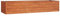 vidaXL Lit Surélevé de Jardin Jardinière Support pour Plantes Bac à Fleurs Pot de Fleurs Balcon Patio Extérieur Rouillé 240x80x45 cm Acier Corten