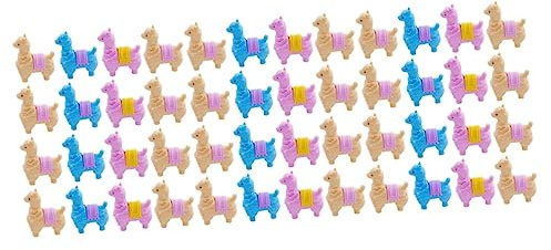 TOYANDONA 48 Stk Radiergummi erste schultag radierer kinder safe toy Bleistifte für Kleinkinder 3D-Radierer Geschenke Gummi malen Mini-Alpaka-Dekor Karikatur schmücken Spielzeug Student