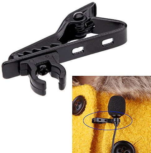 Pince à cravate pour micro à revers