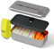 monbento - Lunch Box Inox MB Sense The Journey - Boite Inox Alimentaire avec Couvercle Hermétique - Bento Inox Compatible avec Four et Micro-ondes - Idéal pour Bureau/Randonnées/Outdoor - Métal Jaune