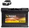 Batteria 70Ah A.G.M. per Mini Clubman F54 One Cooper CooperS benzina 2014+