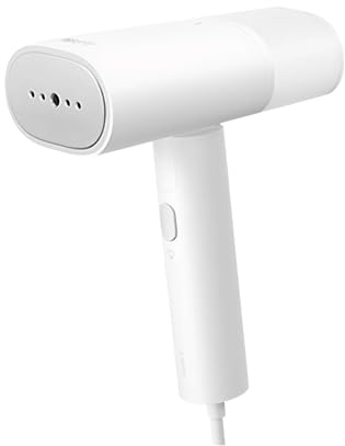 Xiaomi Handheld Garment Steamer, Portable Handheld Steamer, 30kPa Pressurised Steam, 26-Second Fast Heat-up, Bacteria and Mite Removal, 2-in-1 Garment Fabric Wrinkles Remover for Home, Travel & Office