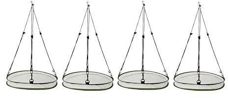 Large Mesh Bird Feeder Seed Catcher Tray Attachment (Pack of 4)