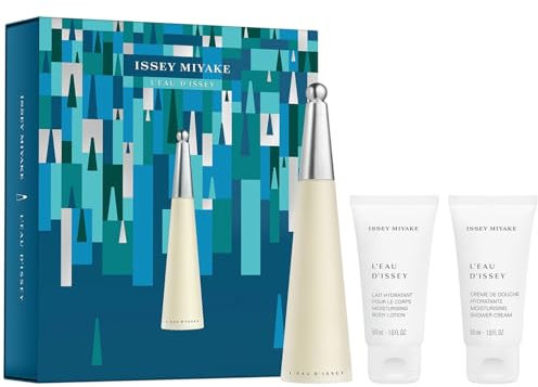 Issey Miyake L'Eau d'Issey Eau de Toilette 50 ml Geschenkset 2024 (enthält 50 ml EDT, 50 ml Körpercreme und 50 ml Duschgel)