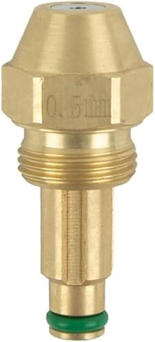 Siphon Oil Nozzle,Fuel Siphon Pump Accessories, Heizgeräte, Teile, industrielle Ersatzdüse, Brass Siphon Oil Nozzle Accessories Waste Oil Burner Nozzle 0.5MM