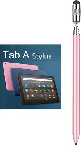 3-in-1 Stylus Pen for Samsung Galaxy Tab A9+ Plus/A9/A8/A8 Plus/A7/A7 Lite, High Sensitivity & Precision Capacitive Pencil for iPad Pro/iPhone/Fire/Surface Tables All Touch Devices (3 in 1 Rosegold)