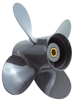 Außenbord Propeller Kit Außenbordpropeller für Honda 8 PS 9,9 PS 15 PS 20 PS 9 1/4 * 10 Aluminiumlegierungsschraube Bootsmotor 4 Klinge 8 Spline Marinemotorteil
