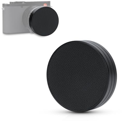 JJC Metal Lens Cap for Leica Q3 Q3 43 Q2 Q Q-P Digital Cameras, Anti-Scratches & Dustproof Lens Protector with Soft Fabric Interior