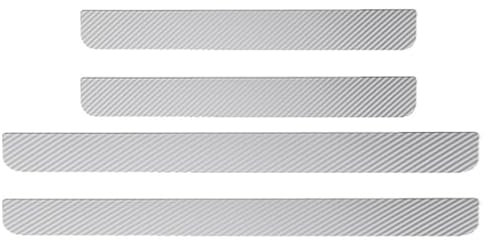 YPZHGS Seuil de Porte Voiture pour Peugeot 207 CC (Facelift 2009) 2009 2010 2011 2012 2013 2014 2015, Protection Seuil de Porte de Voiture, Accessoire Voiture,Silver