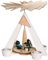Rudolphs Schatzkiste Teelichtpyramide Pinguine bunt BxHxT 24,5x29x24,5cm NEU Pyramide Holzpyramide Seiffen Erzgebirge Weihnachten Wärmespiel Teelicht Lichter Figur Holz Flügel Kerzen