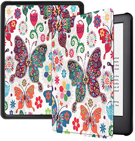 Lobwerk Custodia per Amazon Kindle 2019 (10. Generazione) Smart Cover da 6 Pollici con Funzione leggio e Funzione Auto Sleep/Wake Bianco 03