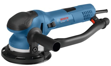 BOSCH GET75-6N Electric Orbital Sander, Polisher - 7.5 Amp, Corded, 6 Inch Disc Size - Dual-Mode: Random Orbit & Turbo