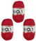 myboshi Strick- und Häkelgarn, Modell No.1 mit Merinowolle, dickes Garn, Acrylharz, Chilirot, 3_Knäuel
