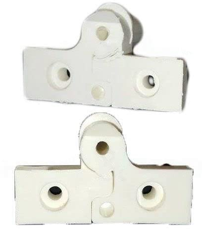 Generico Ricambio Coppia Cerniera Porta Cabina Doccia Bianca Titan CASKP2BT04