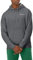Champion Men's, Powerblend, Fleece Hoodie, Comfortable Sweatshirt, Logo (Reg. Or Big & Tall), Granite Heather Small Script, M