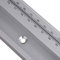PovKeever 500mm T-Slot Miter Track Jig Fixture Straight Edge with Scale, Clamping Tool Aluminum Alloy Screw Guide for Woodworking Router Table