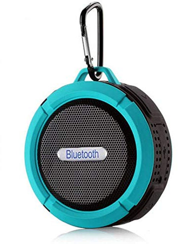 Enceinte Bluetooth Sport pour IPHONE 11 Smartphone Ventouse Haut-Parleur Micro Waterproof (Bleu)